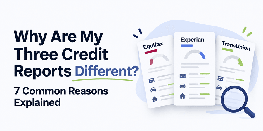 Credit reports different feature
