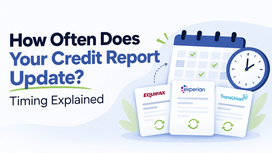 How often does a credit report update image