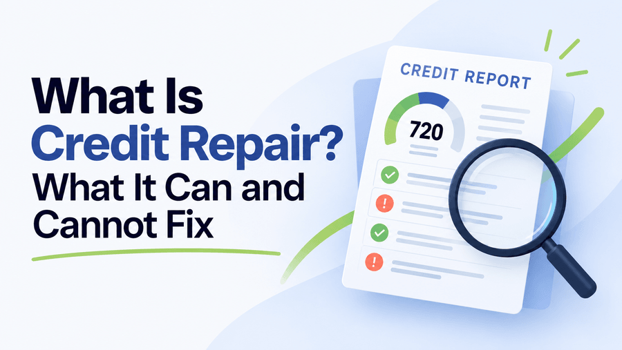 What is credit repair and what it can and cannot fix feature image