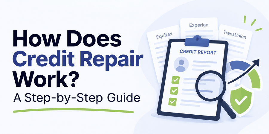 feature image on how does credit repair work